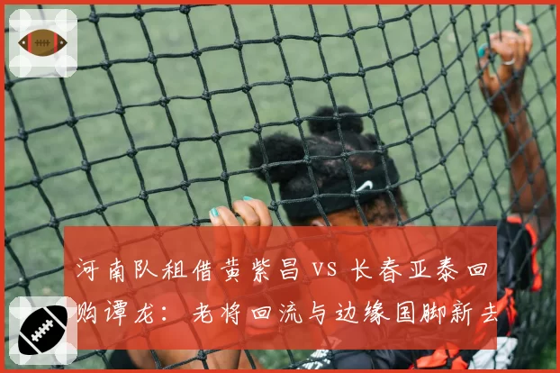 河南队租借黄紫昌 vs 长春亚泰回购谭龙:老将回流与边缘国脚新去向